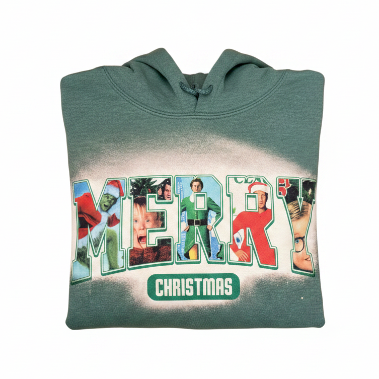 Retro Christmas Movies Hoodie
