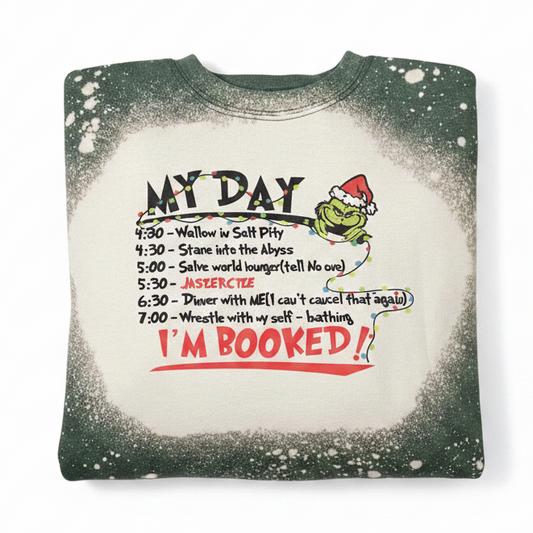Grinch Day Schedule Crew neck