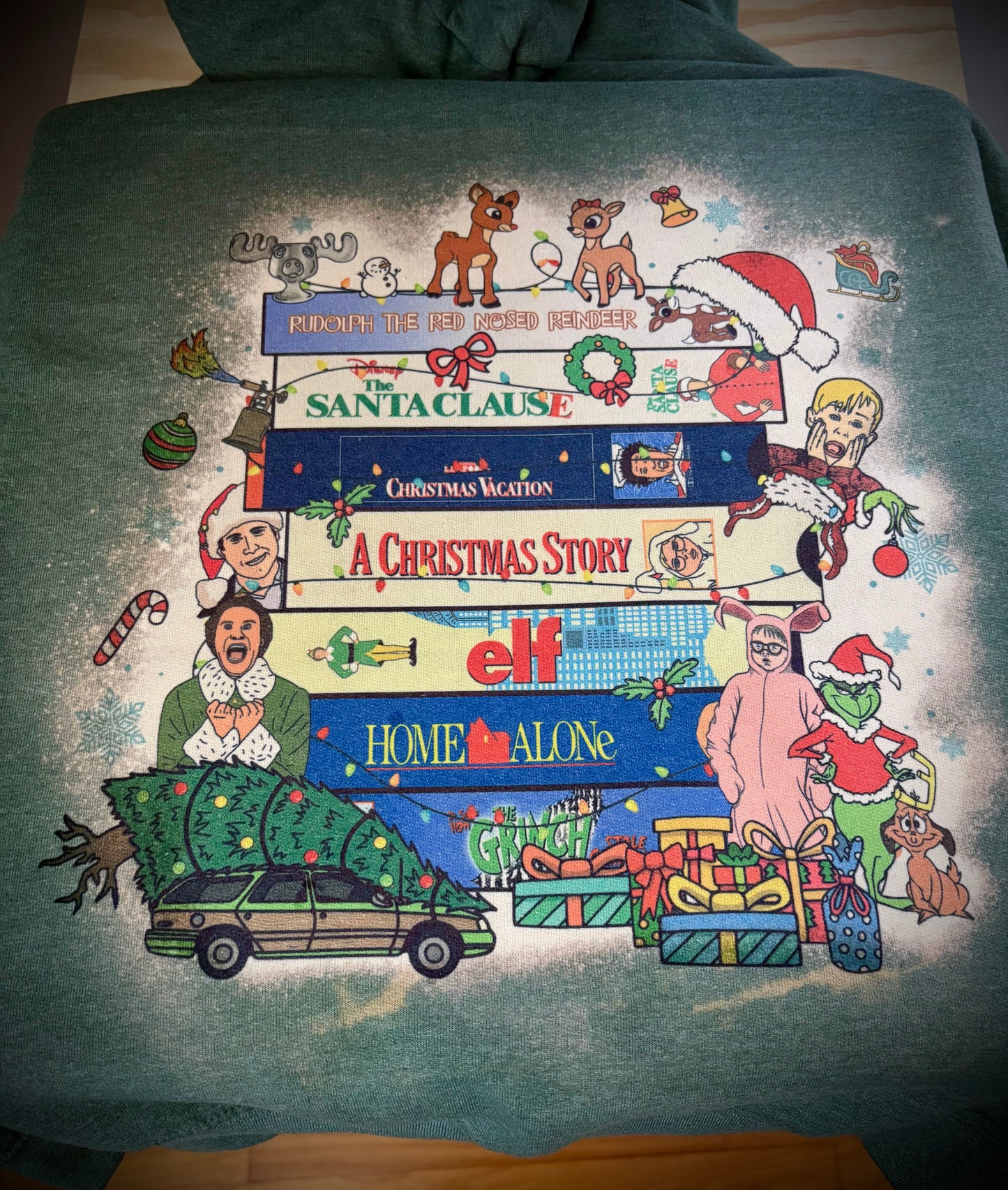 Retro Christmas Movies Hoodie