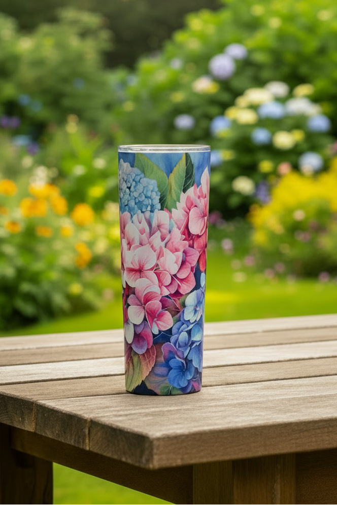 Hydrangeas 20 oz Tumbler