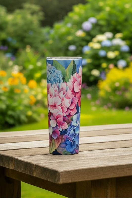 Hydrangeas 20 oz Tumbler